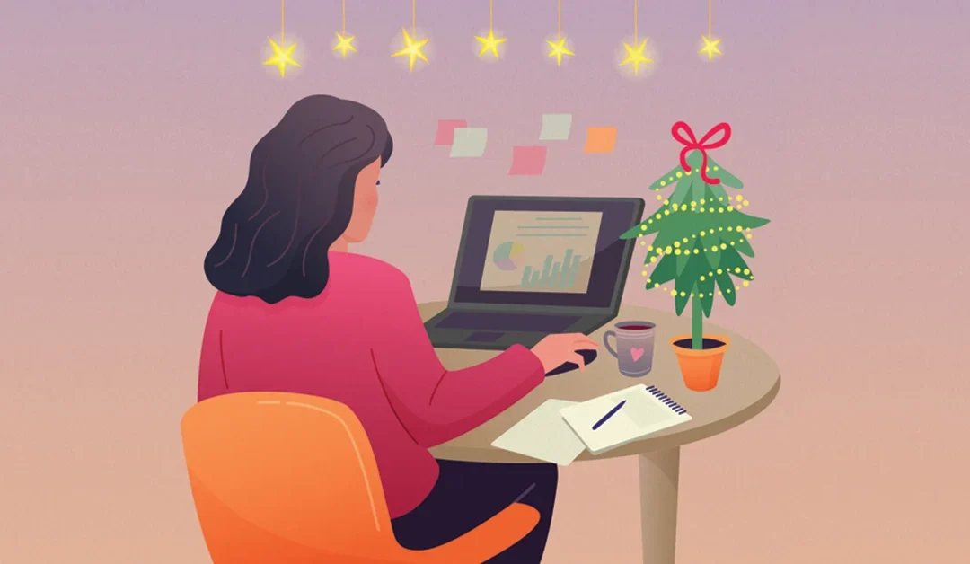 Illustration of Loneliness and Isolation During Holidays
