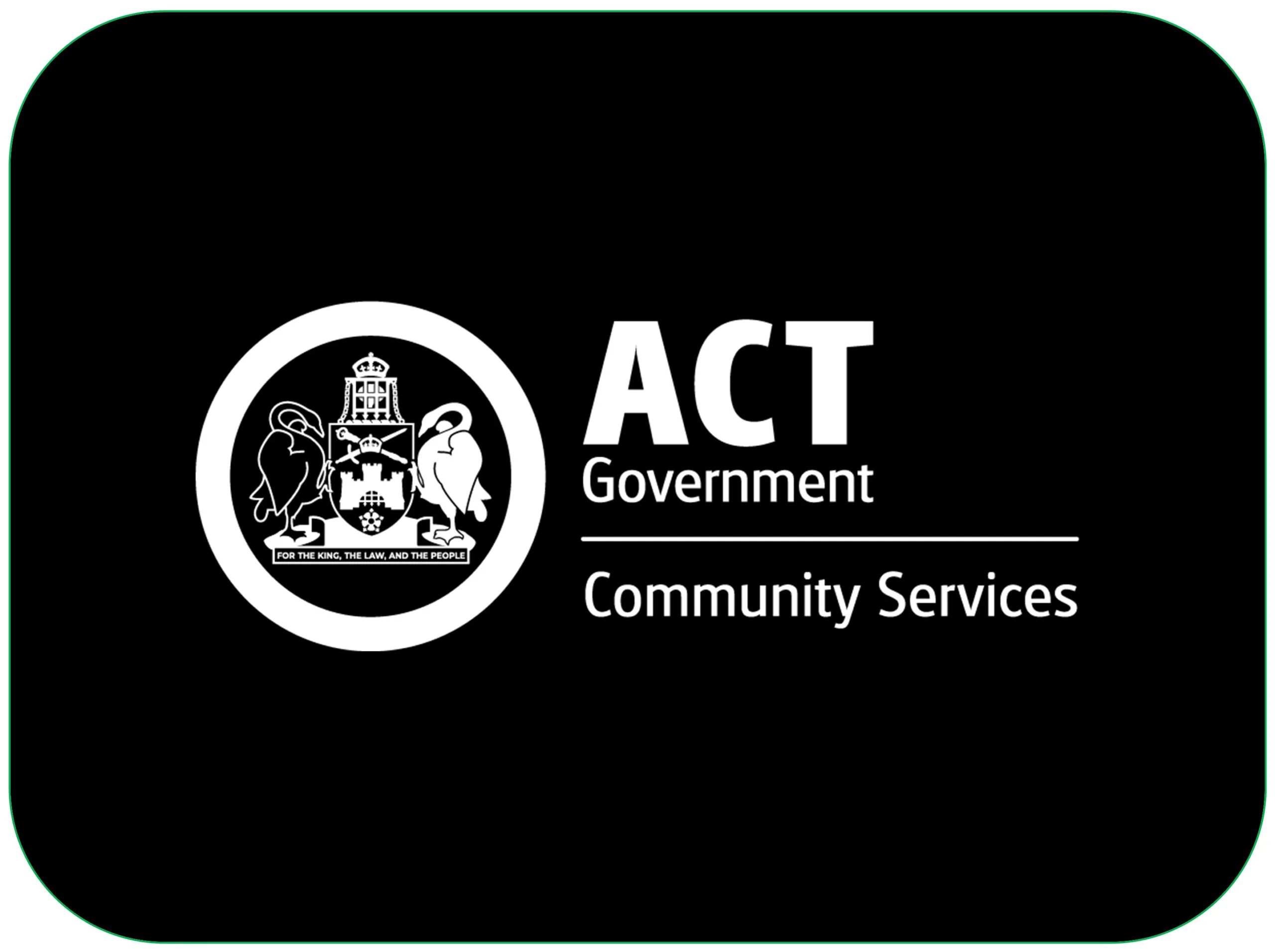 Act Government Community Services Logo