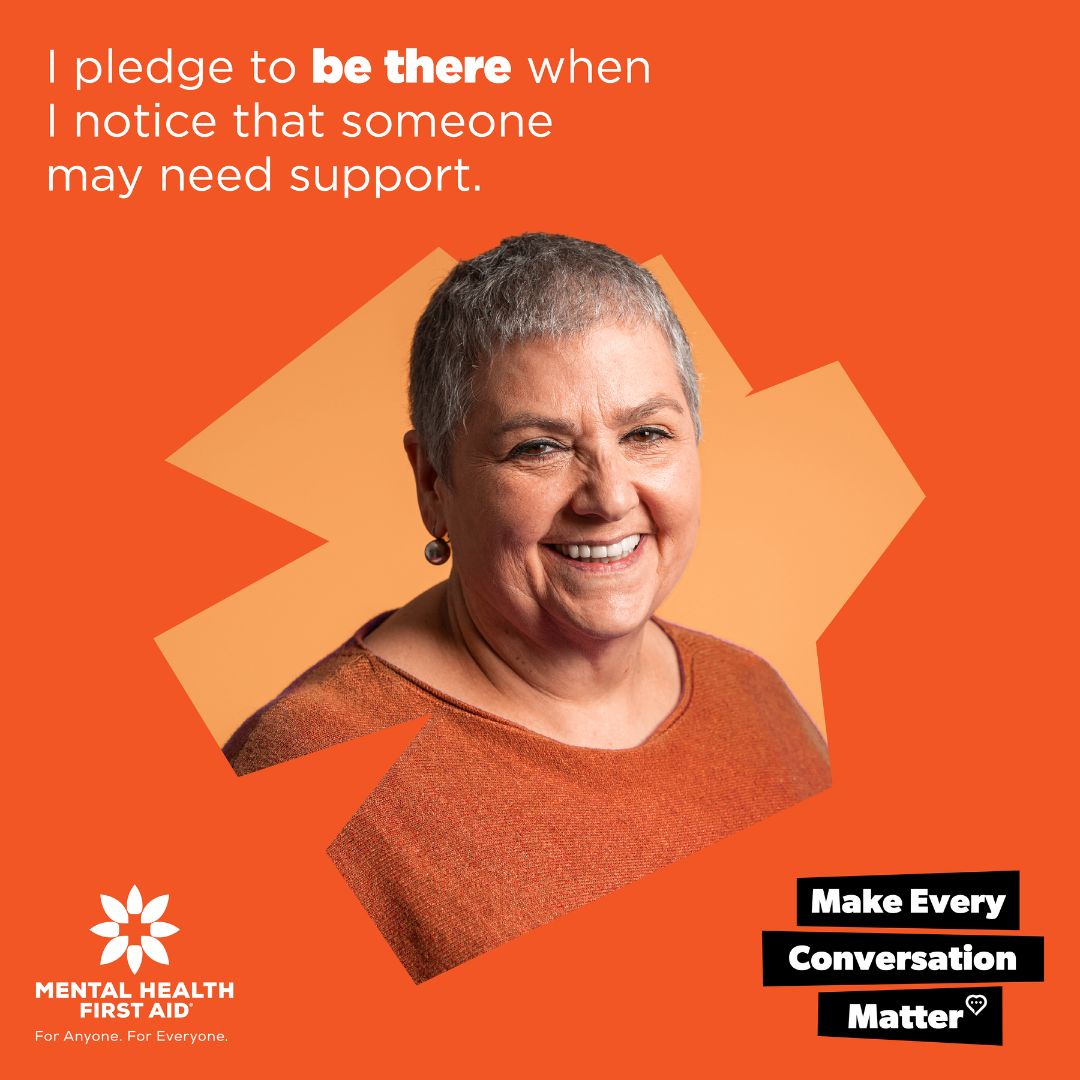 MHFA Pledge Be there